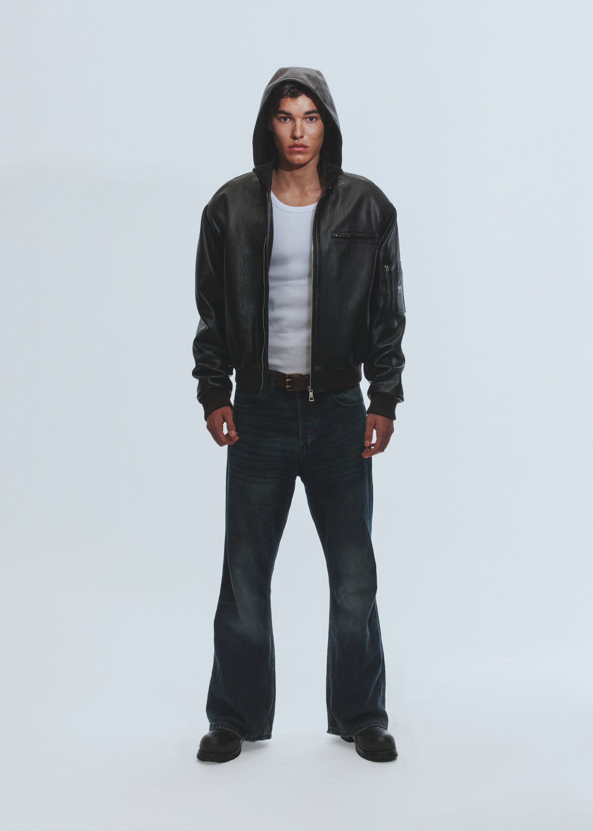 レディース 1999SS collection cotton leather jacket